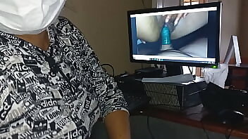 European MILF Caught Editing Her Videos Invites A Guy To Join In For Some Hot Anal Action
