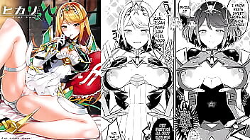 Big Breasted Buxom Video Game Vixens In Lingerie Get Hardcore Anal Fucking From Xenoblade Chronicles Hentai Comic