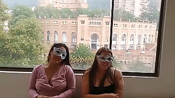 Colombian wives enjoy voyeuristic sex with some money in HD