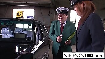 Japanese Driver With Perky Tits Gives Her Boss An Ass-to-mouth Experience