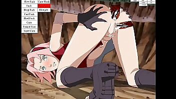 Teen sex scenes with Sakura Haruno in Hacked game