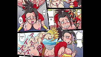Cartoon MILFs BBZ Buma, Chichi, Android 18, Videl, Kale And Caulifla In An Orgy Party